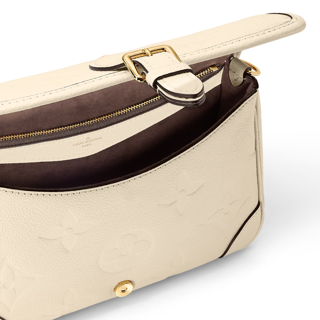 Louis Vuitton Diane Satchel Shoulder Bag - Cream