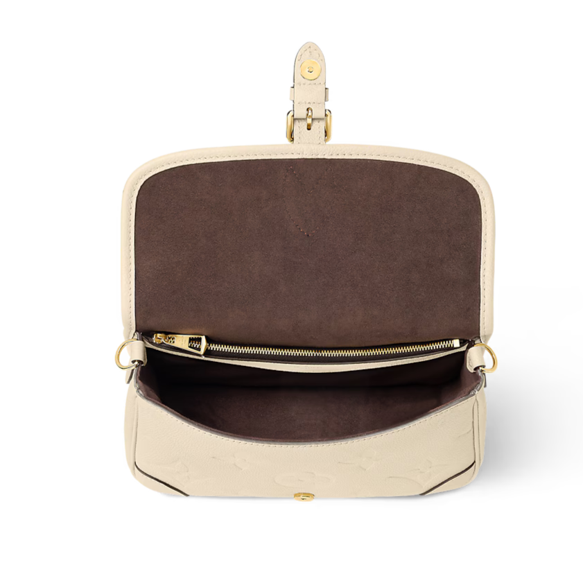 Louis Vuitton Diane Satchel Shoulder Bag - Cream