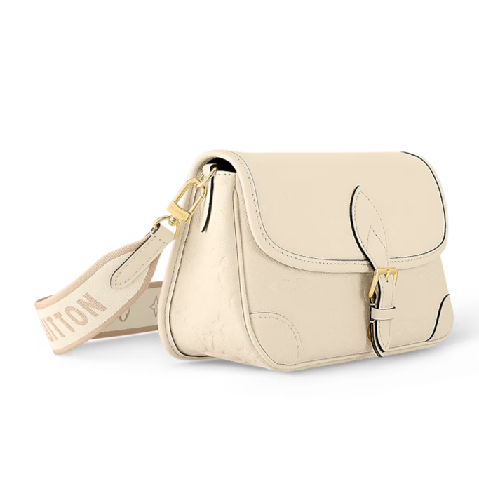 Louis Vuitton Diane Satchel Shoulder Bag - Cream