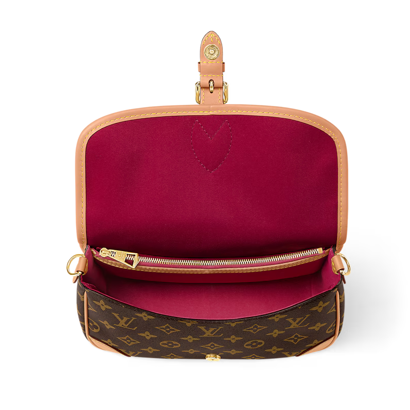 Louis Vuitton Diane Satchel Crossbody Bag - Fuchsia
