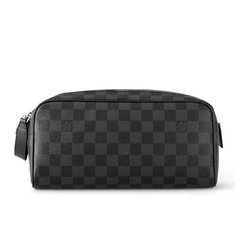 Louis Vuitton Dopp Kit Toilet Pouch - Damier Graphite