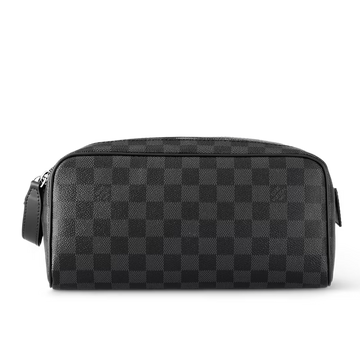 Louis Vuitton Dopp Kit Toilet Pouch - Damier Graphite
