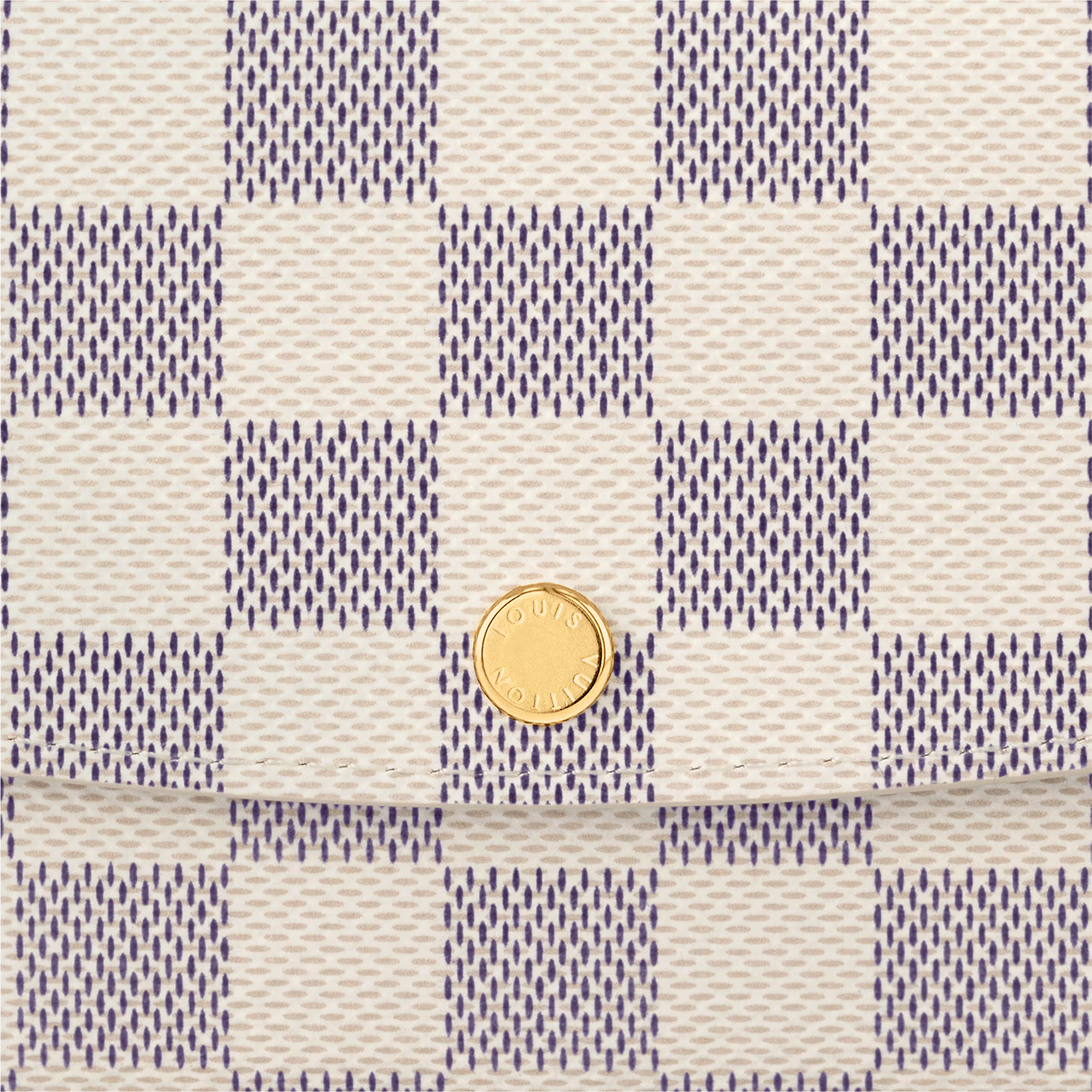 Louis Vuitton Damier Azur Emilie Wallet - White