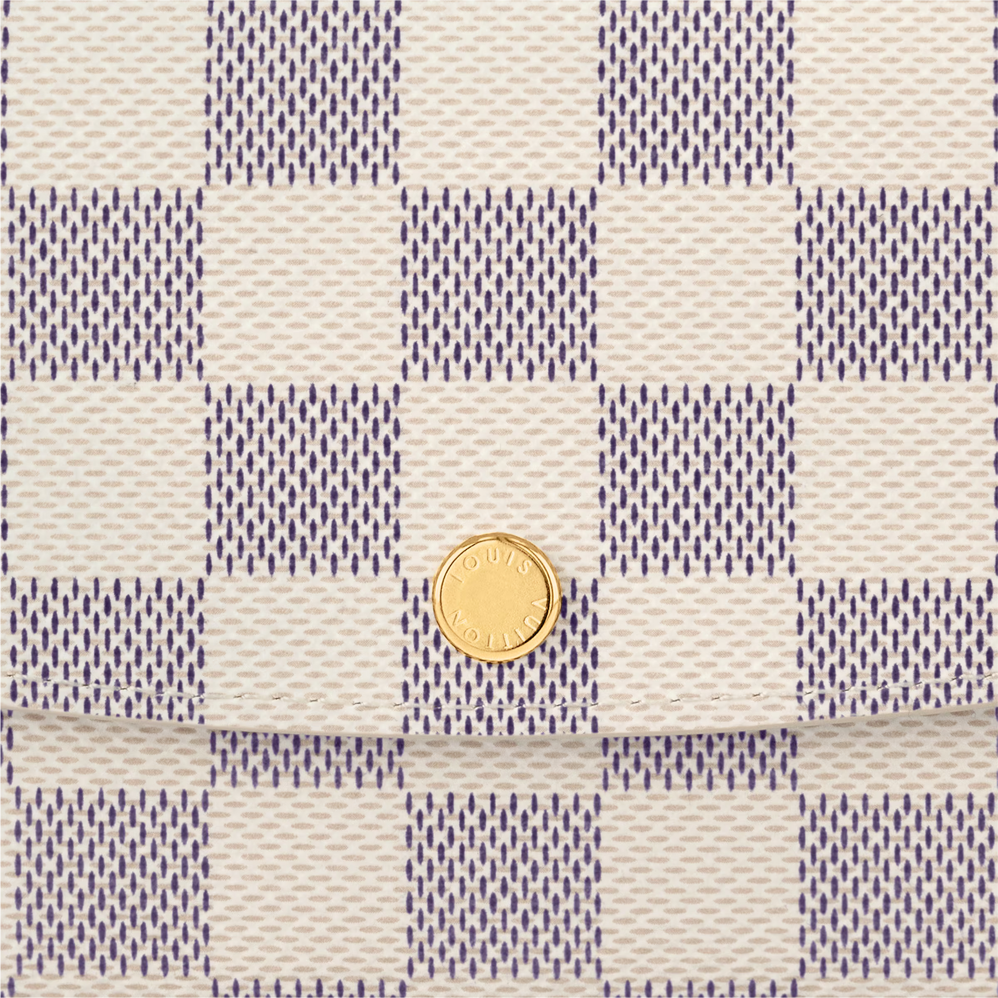 Louis Vuitton Damier Azur Emilie Wallet - White