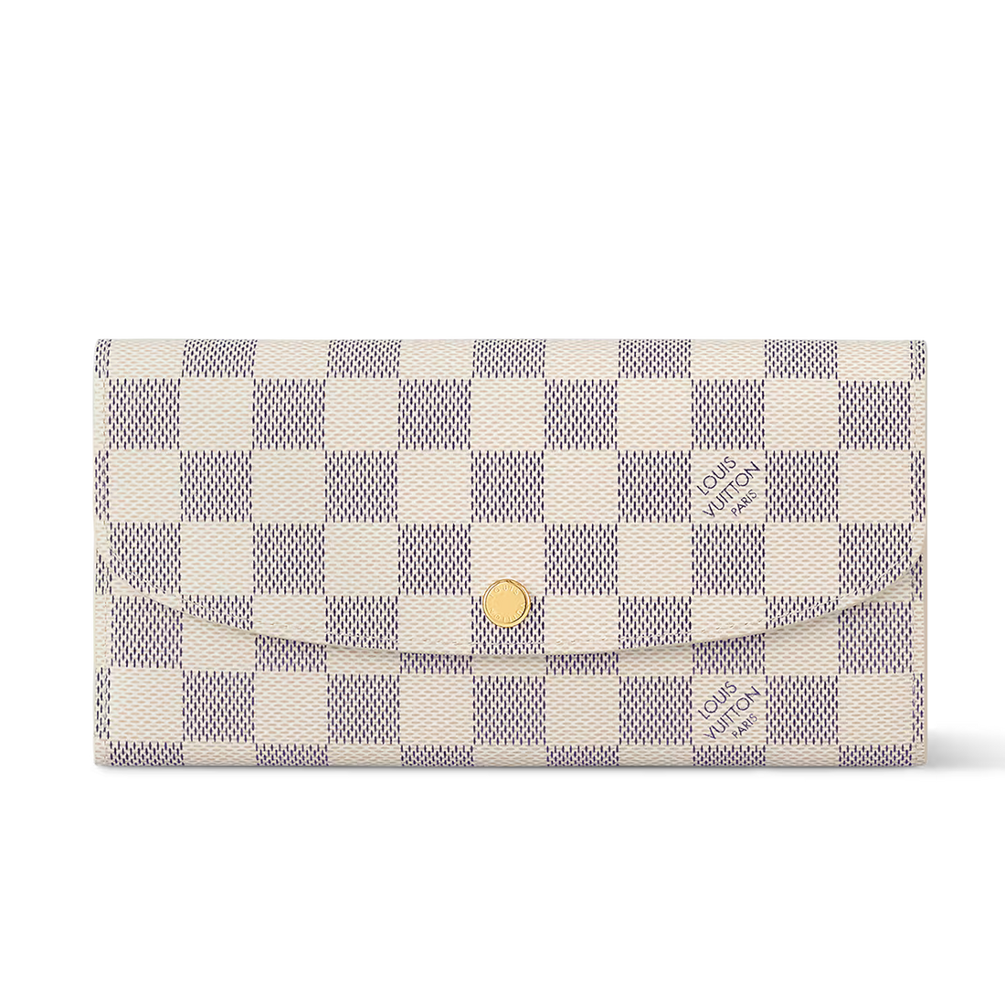 Louis Vuitton Damier Azur Emilie Wallet - White
