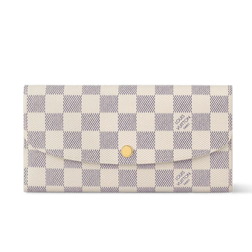 Louis Vuitton Damier Azur Emilie Wallet - White