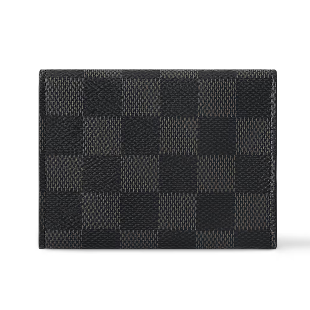 Louis Vuitton Enveloppe Carte de Visite Damier Graphite Wallet - Gray