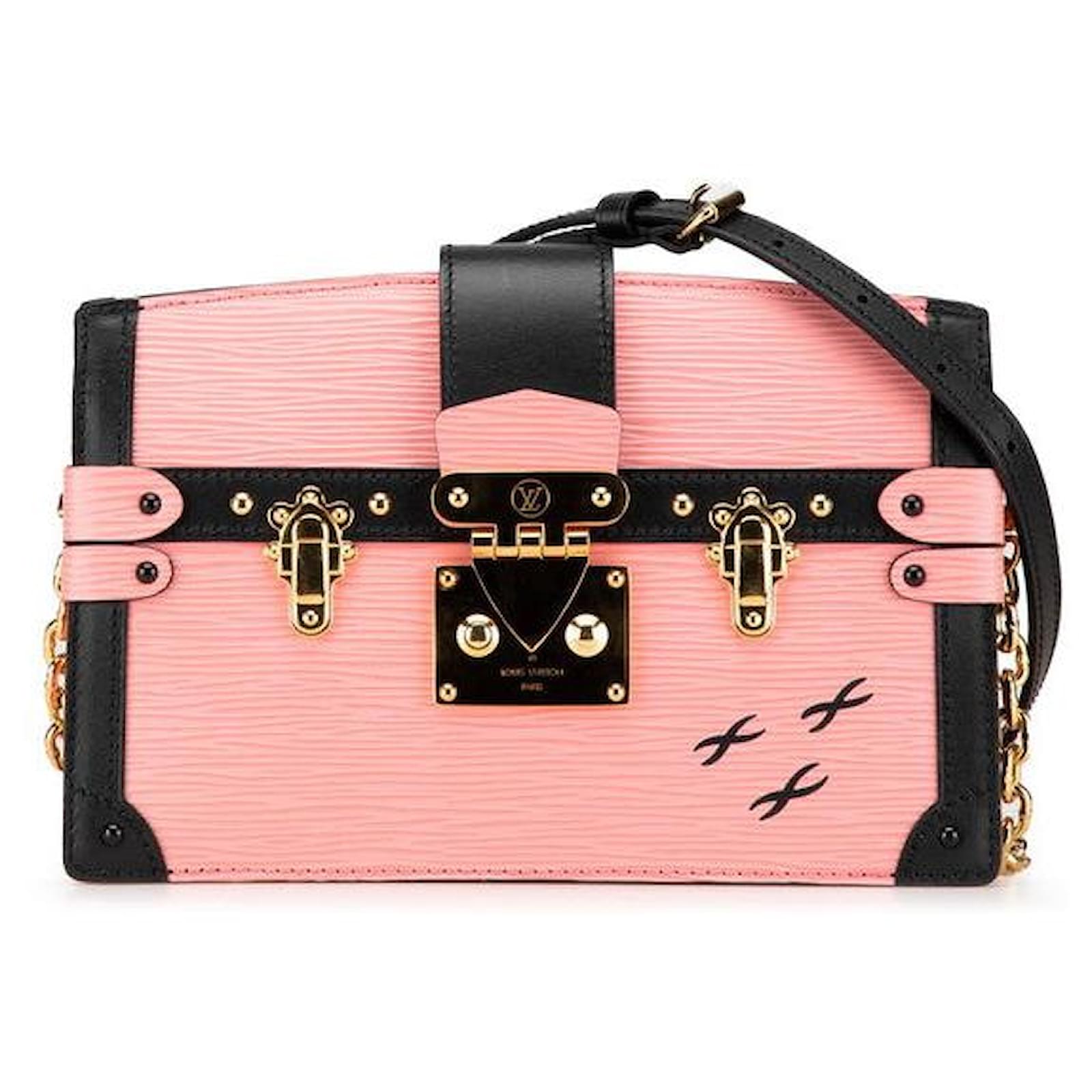 Louis Vuittion Epi Trunk Leather Clutch Bag - Pink Rose Ballerine