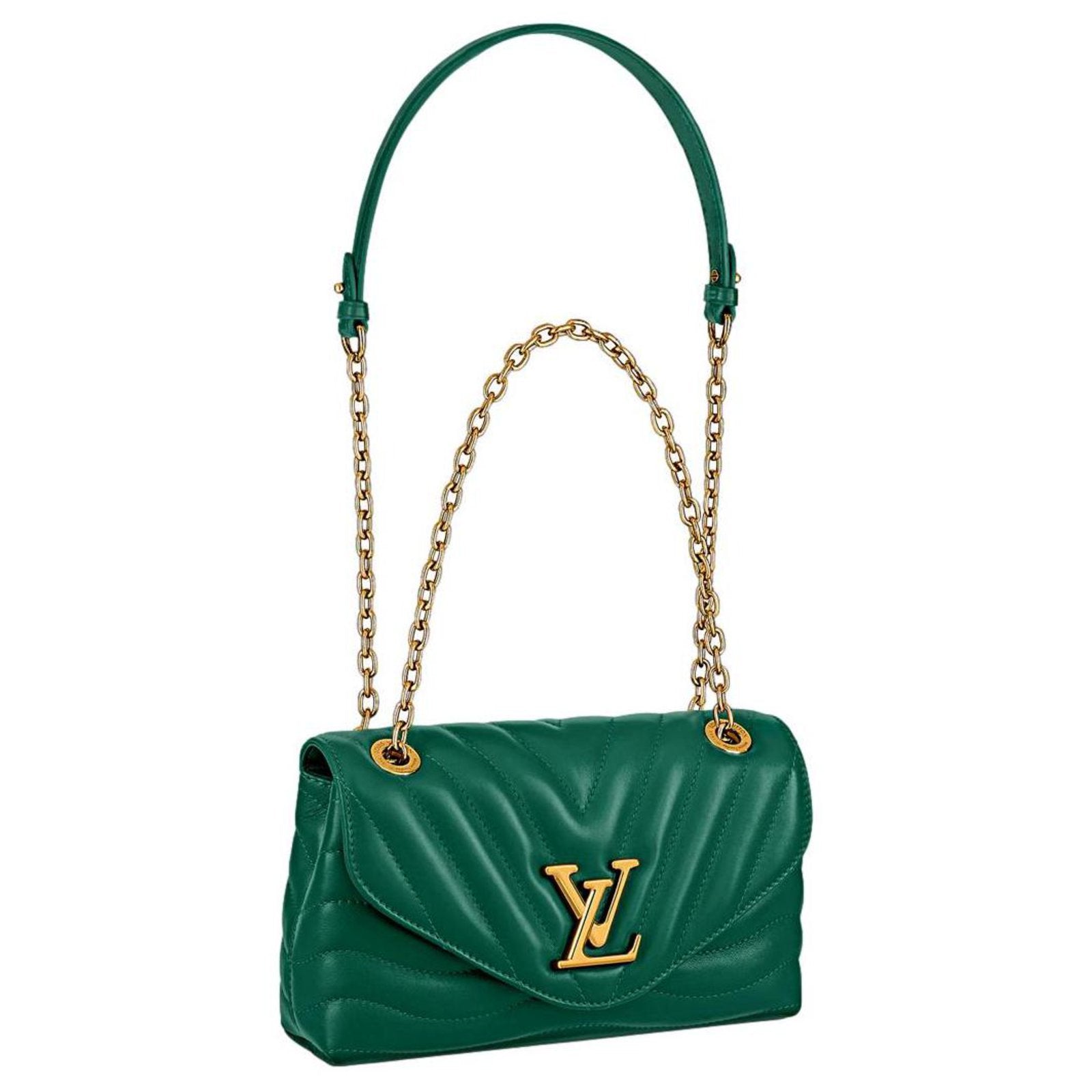 Louis Vuitton New Wave Chain Bag MM - Emerald Green