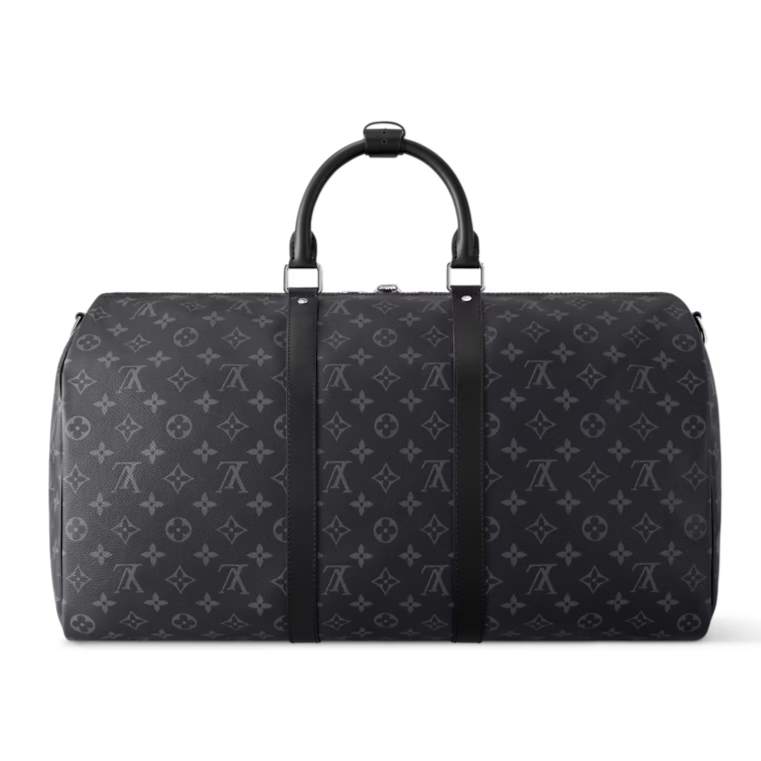 Louis Vuitton Keepall Bandoulière 50 Duffle Bag - Black