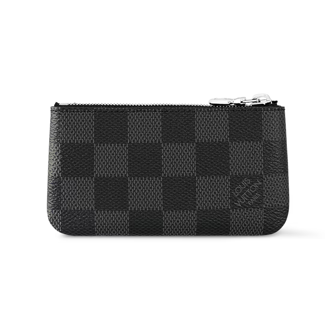 Louis Vuitton Damier Graphite Key Pouch - Black