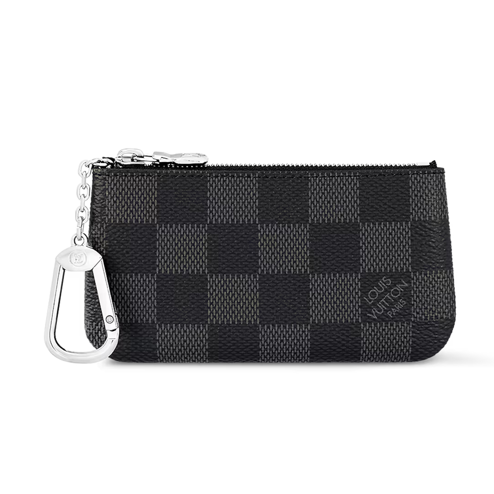 Louis Vuitton Damier Graphite Key Pouch - Black