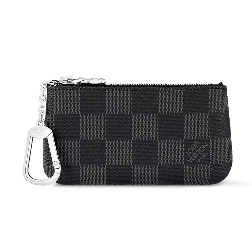 Louis Vuitton Damier Graphite Key Pouch - Black