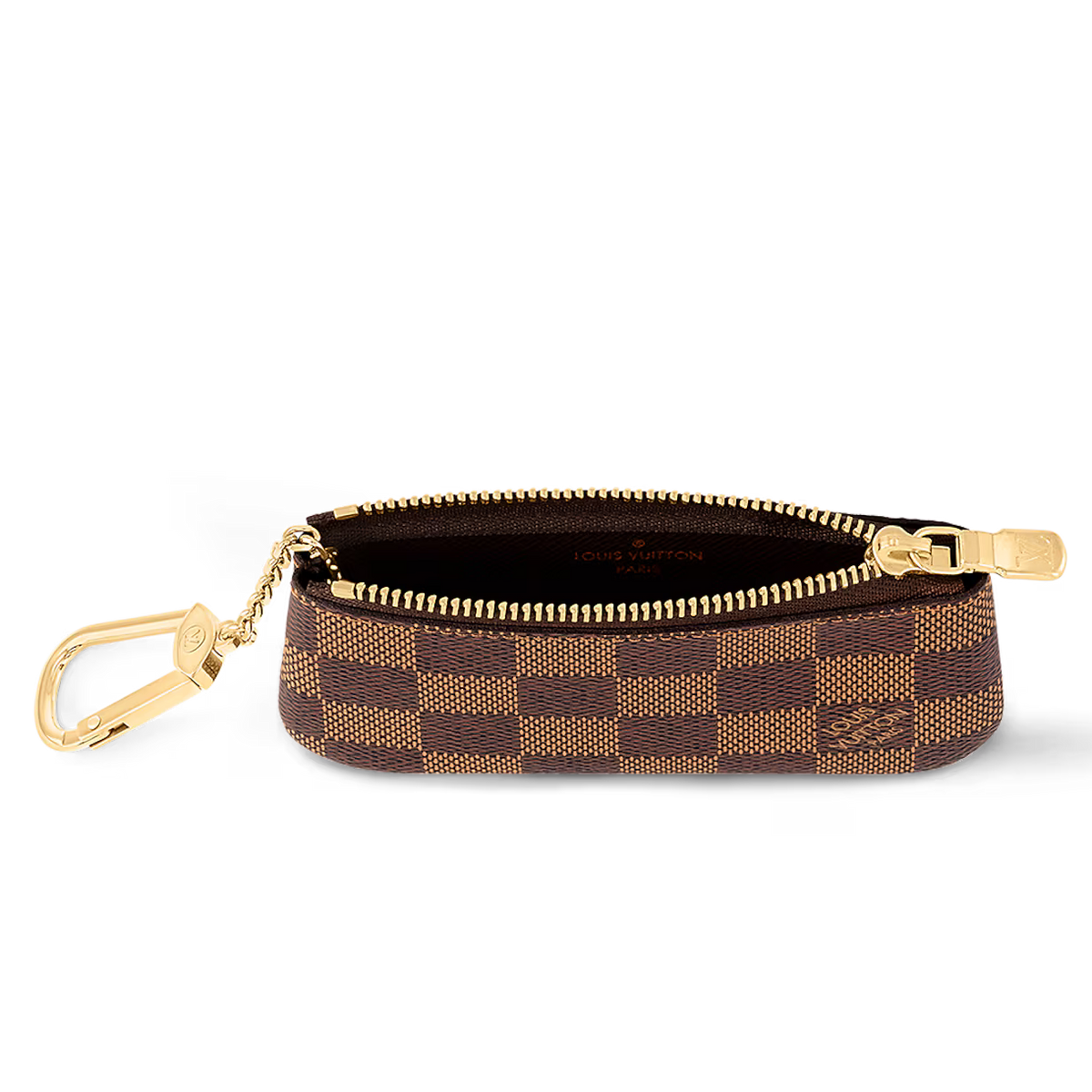 Louis Vuitton Damier Ebene Key Pouch - Brown
