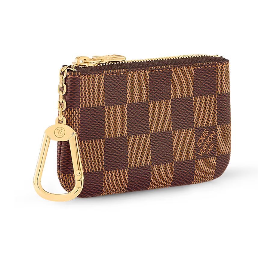 Louis Vuitton Damier Ebene Key Pouch - Brown