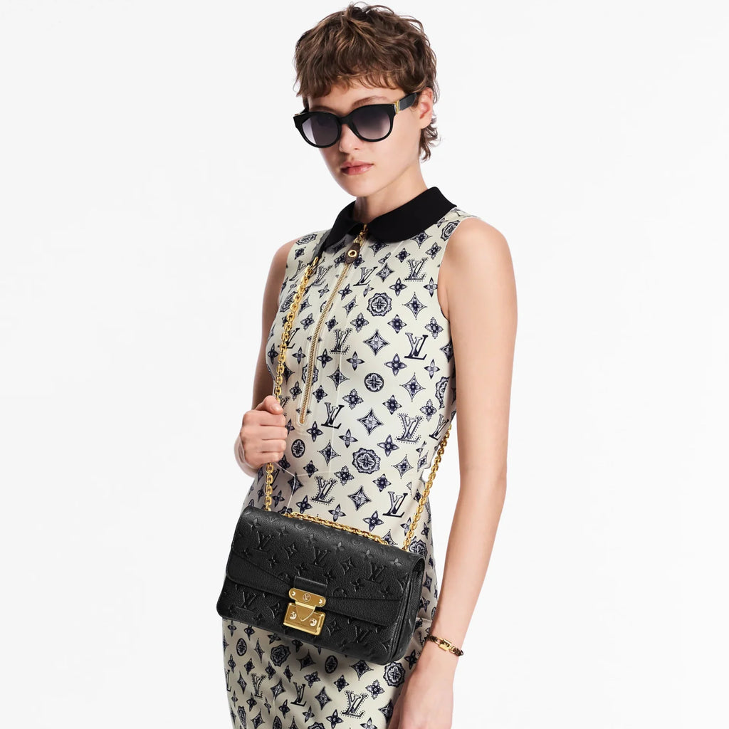 Louis Vuitton Marceau Chain Shoulder Bag - Black