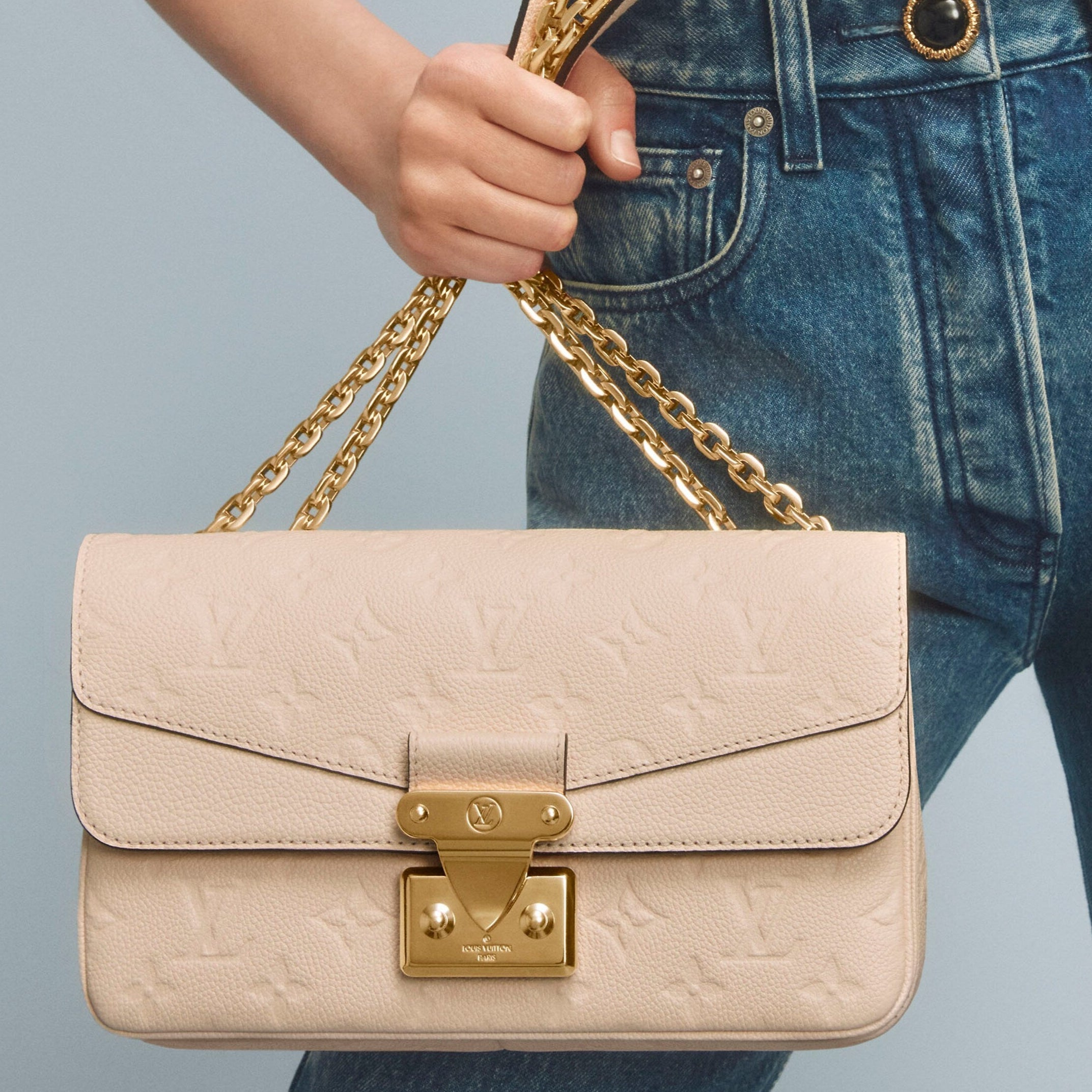 Louis Vuitton Marceau Shoulder Bag - Crème