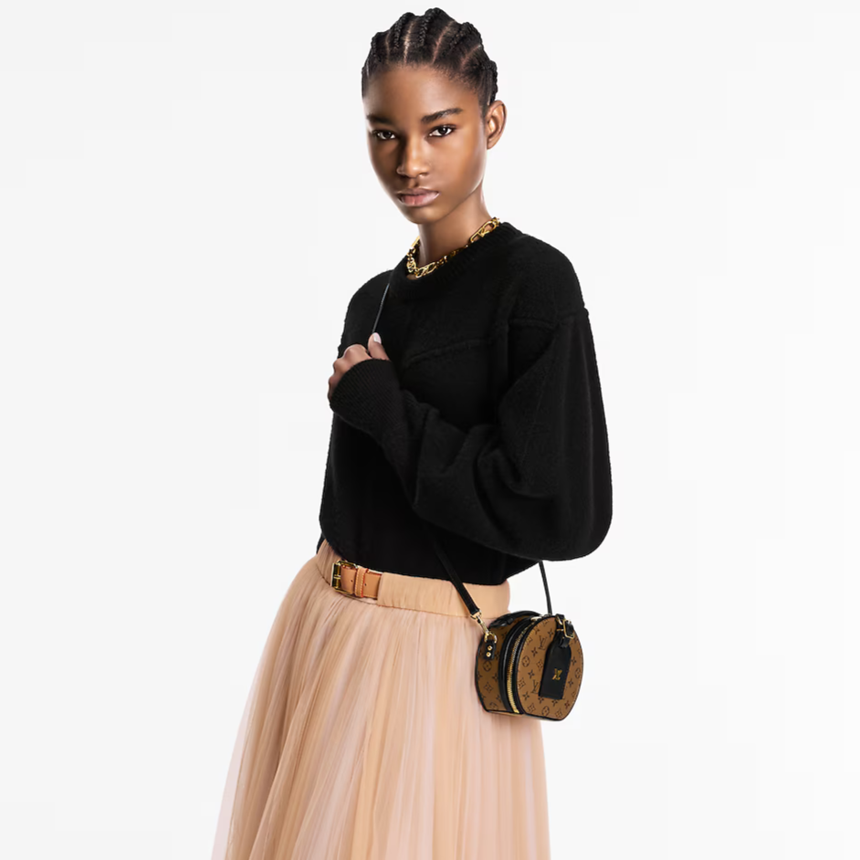 Louis Vuitton Petite Boite Chapeau Handbag - Brown