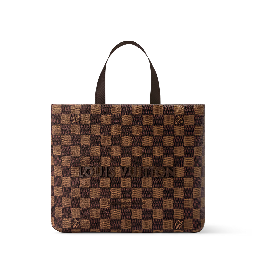 Louis Vuitton Damier Ebene Mini Shopper Tote – Brown