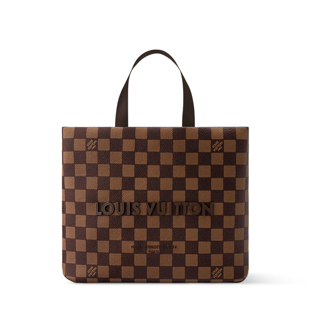 Louis Vuitton Damier Ebene Mini Shopper Tote – Brown