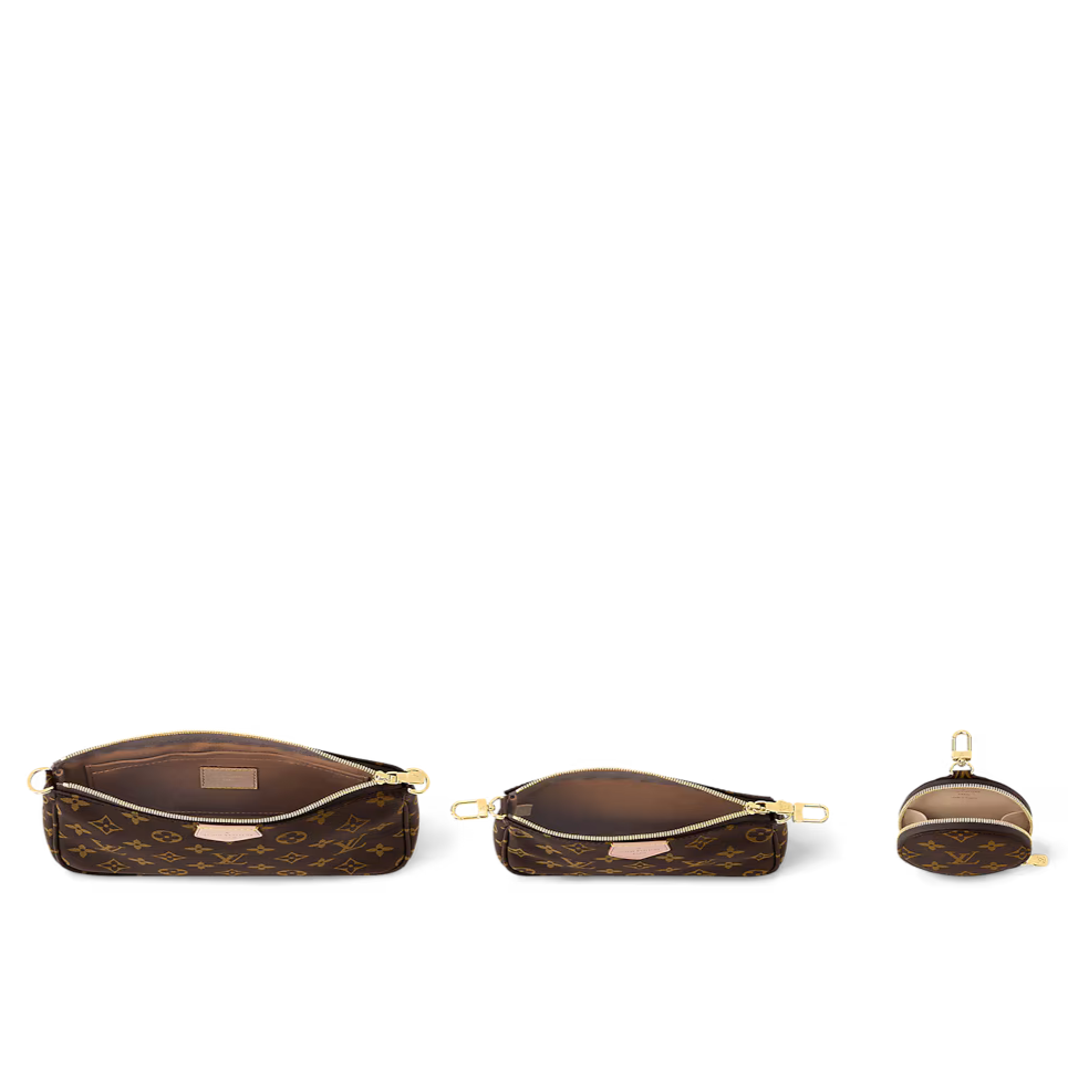 Louis Vuitton Multi Pochette Accessoires Crossbody Bag - Rose Clair