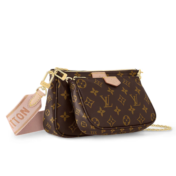 Louis Vuitton Multi Pochette Accessoires Crossbody Bag - Rose Clair