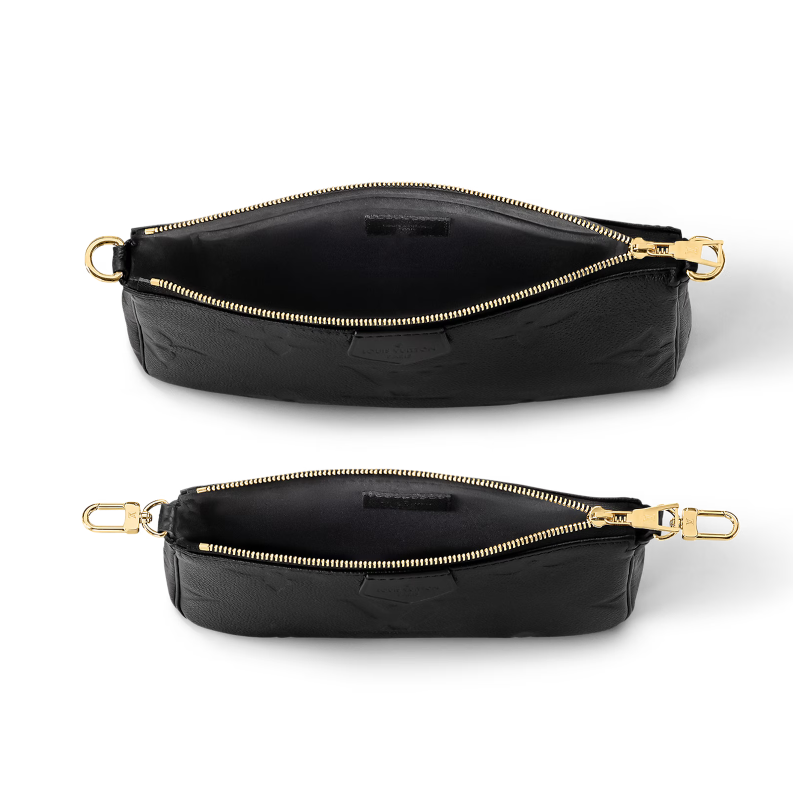 Louis Vuitton Multi Pochette Accessoires Crossbody Bag - Black