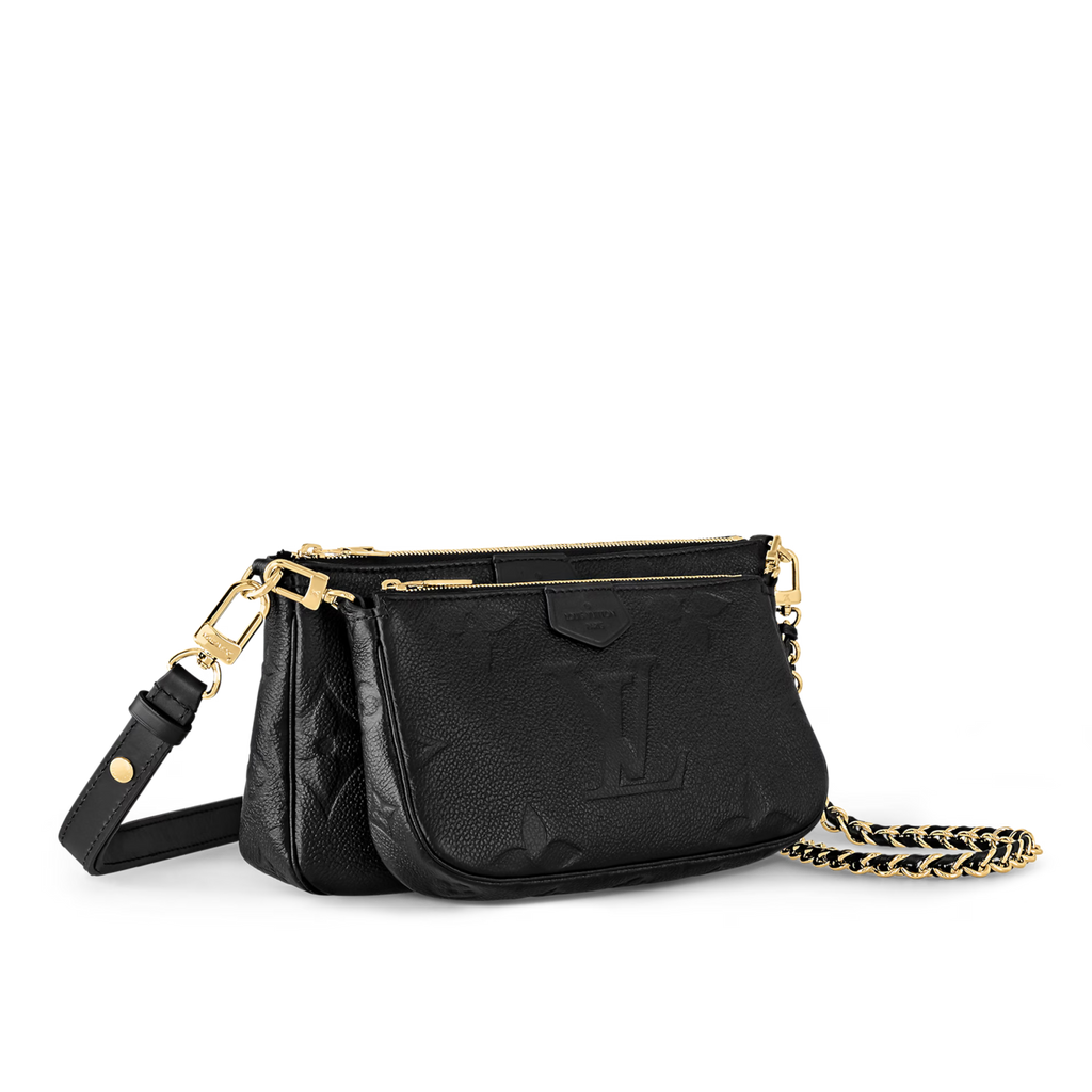 Louis Vuitton Multi Pochette Accessoires Crossbody Bag - Black