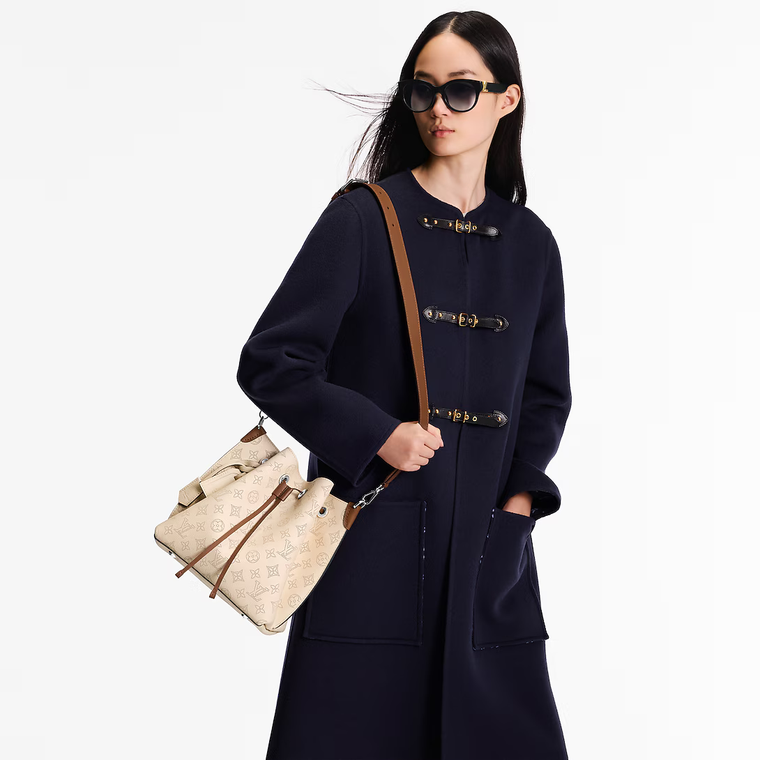 Louis Vuitton Muria Bucket Bag - Creme Beige