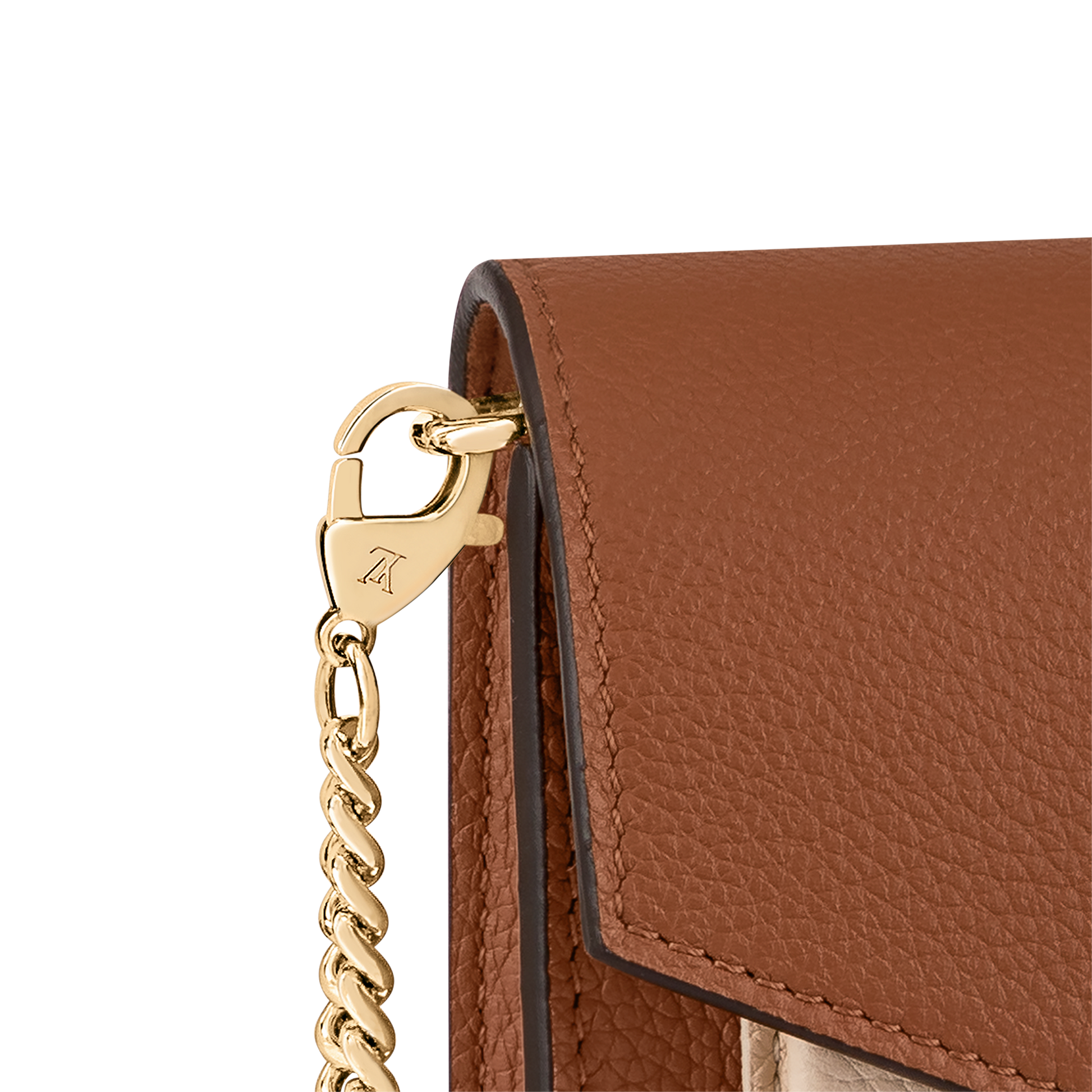 Louis Vuitton Mylockme Chain Pochette Shoulder Bag - Chataigne