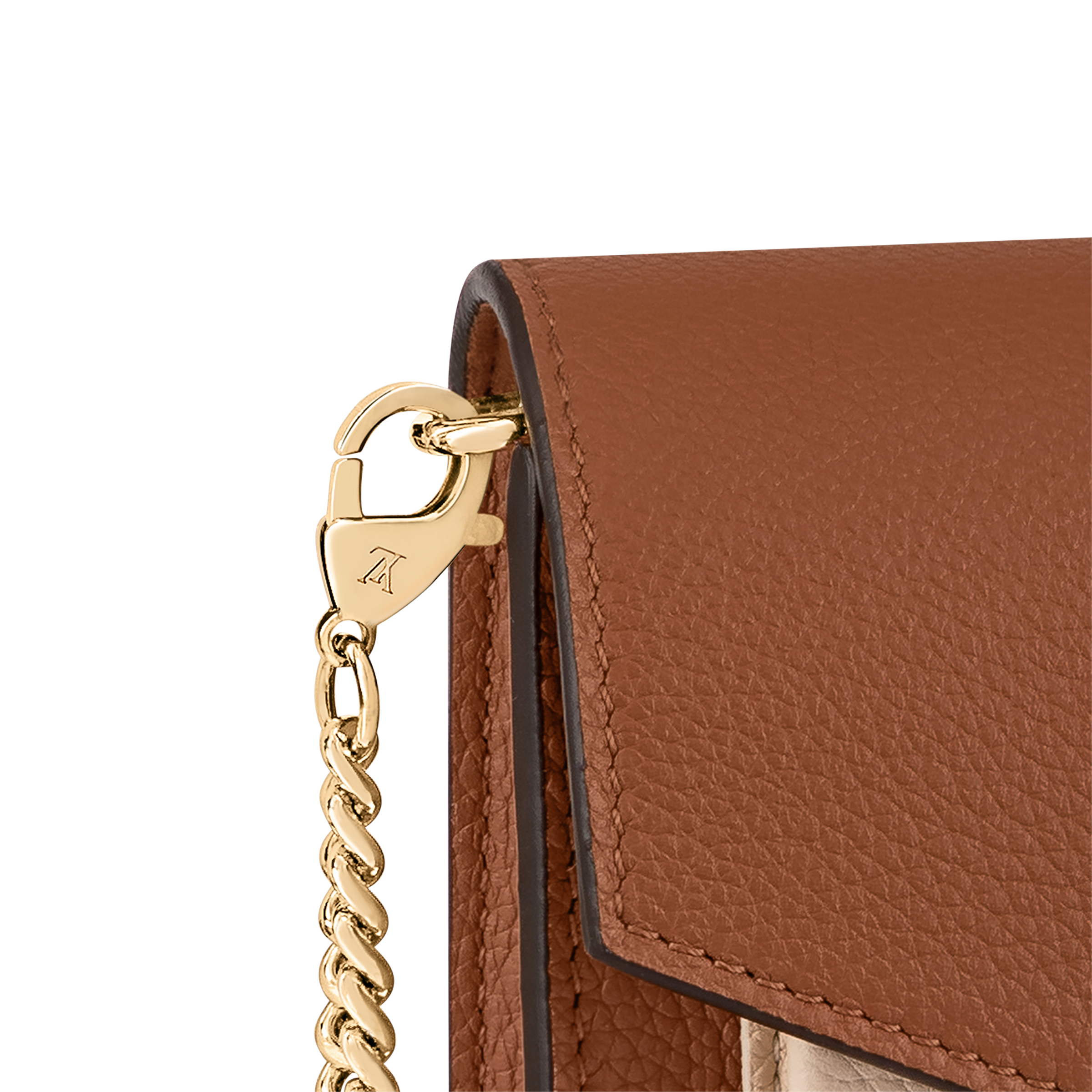 Louis Vuitton Mylockme Chain Pochette Shoulder Bag - Chataigne