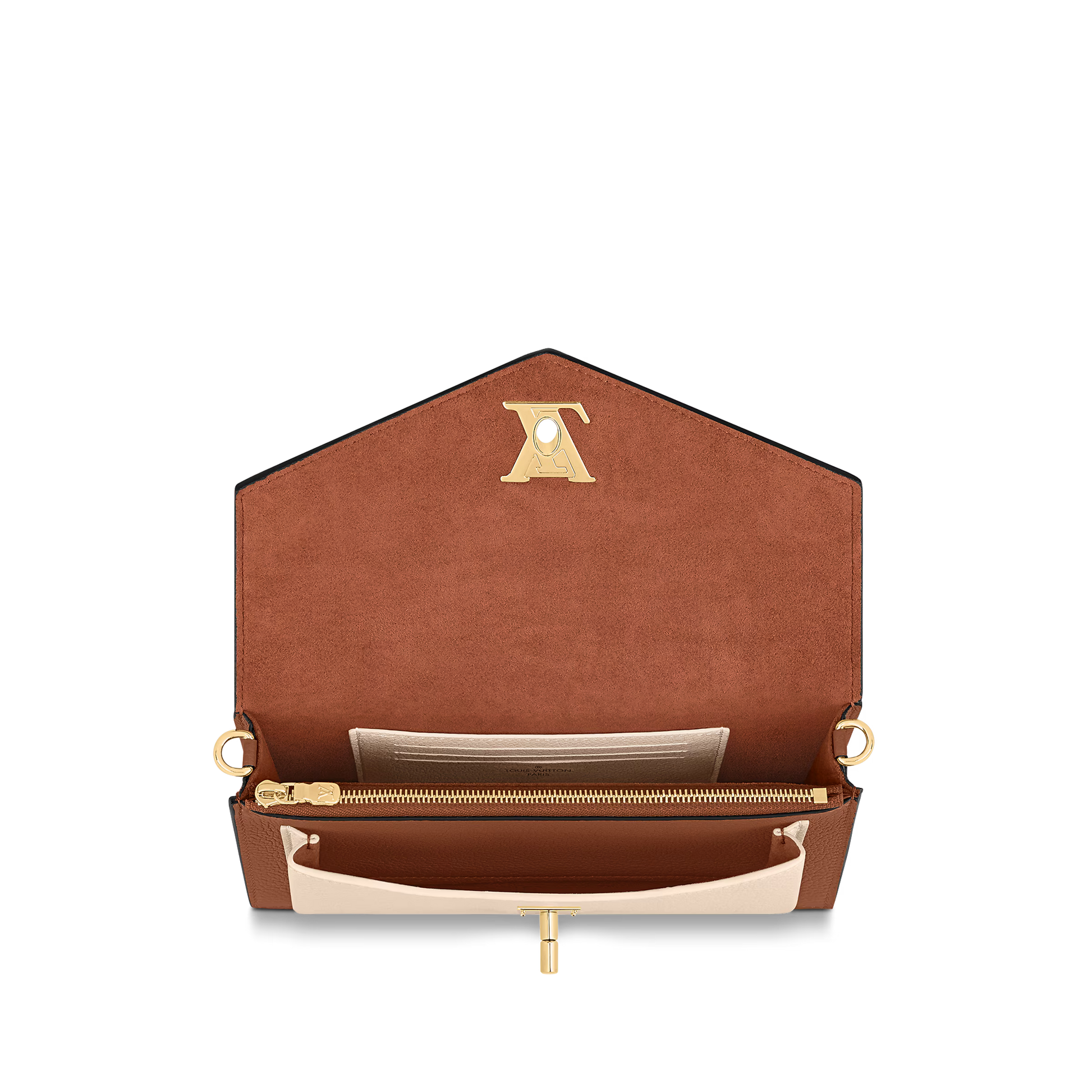 Louis Vuitton Mylockme Chain Pochette Shoulder Bag - Chataigne