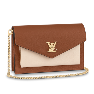 Louis Vuitton Mylockme Chain Pochette Shoulder Bag - Chataigne