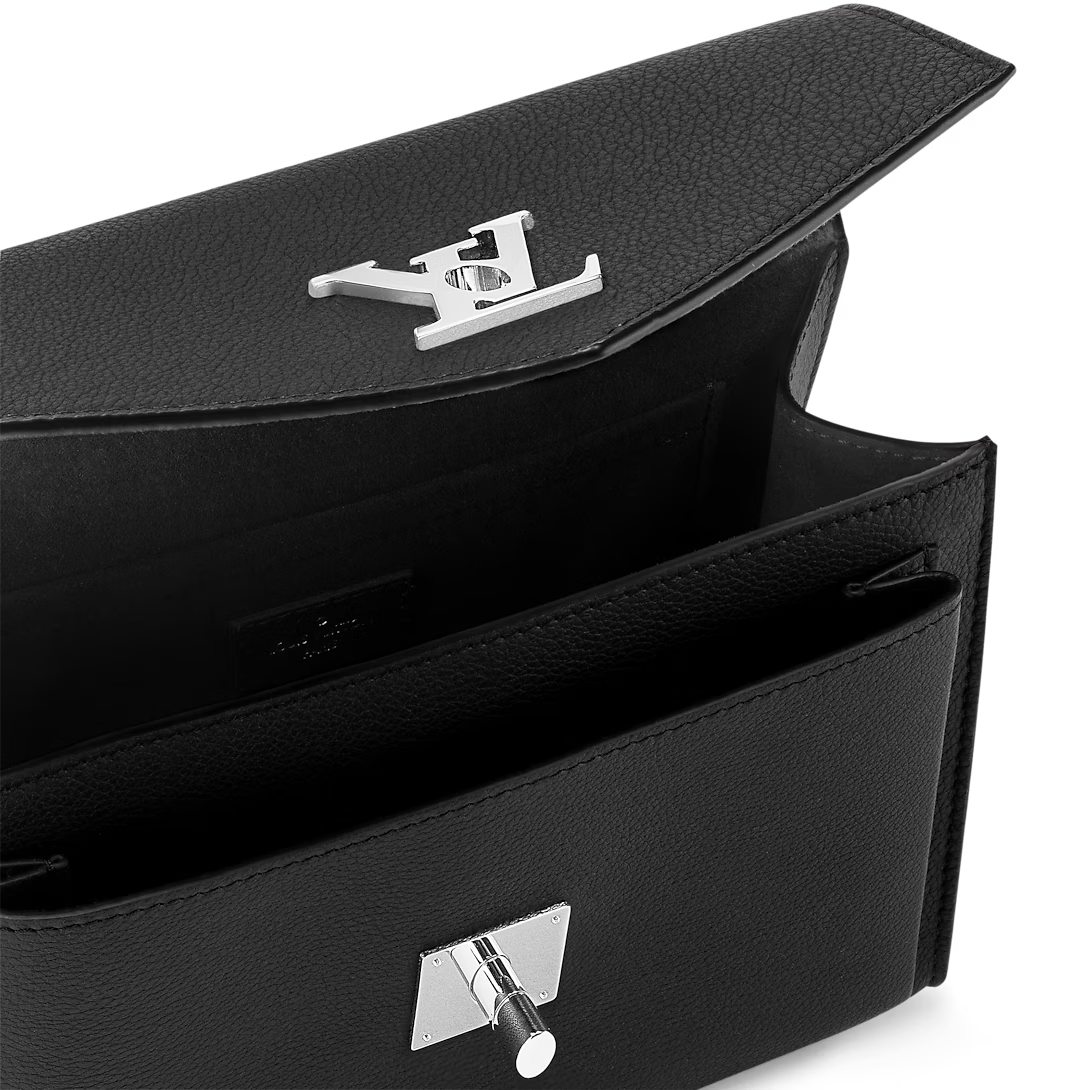 Louis Vuitton Mylockme Satchel Chain Bag - Black