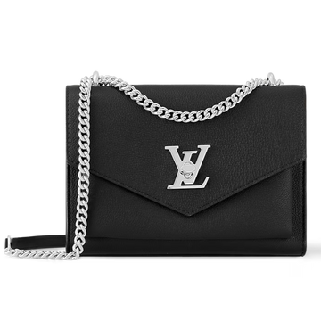 Louis Vuitton Mylockme Satchel Chain Bag - Black