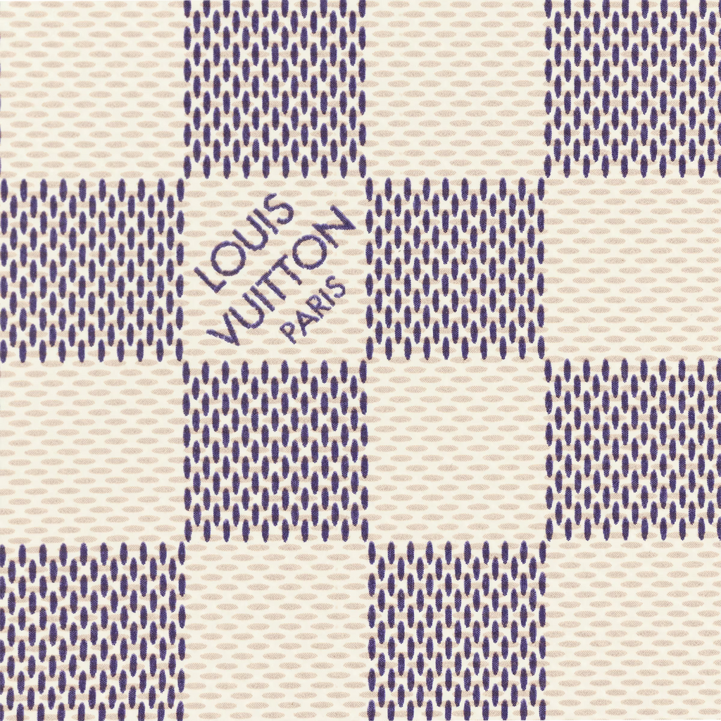 Louis Vuitton Neverfull MM Damier Azur Tote Bag - White