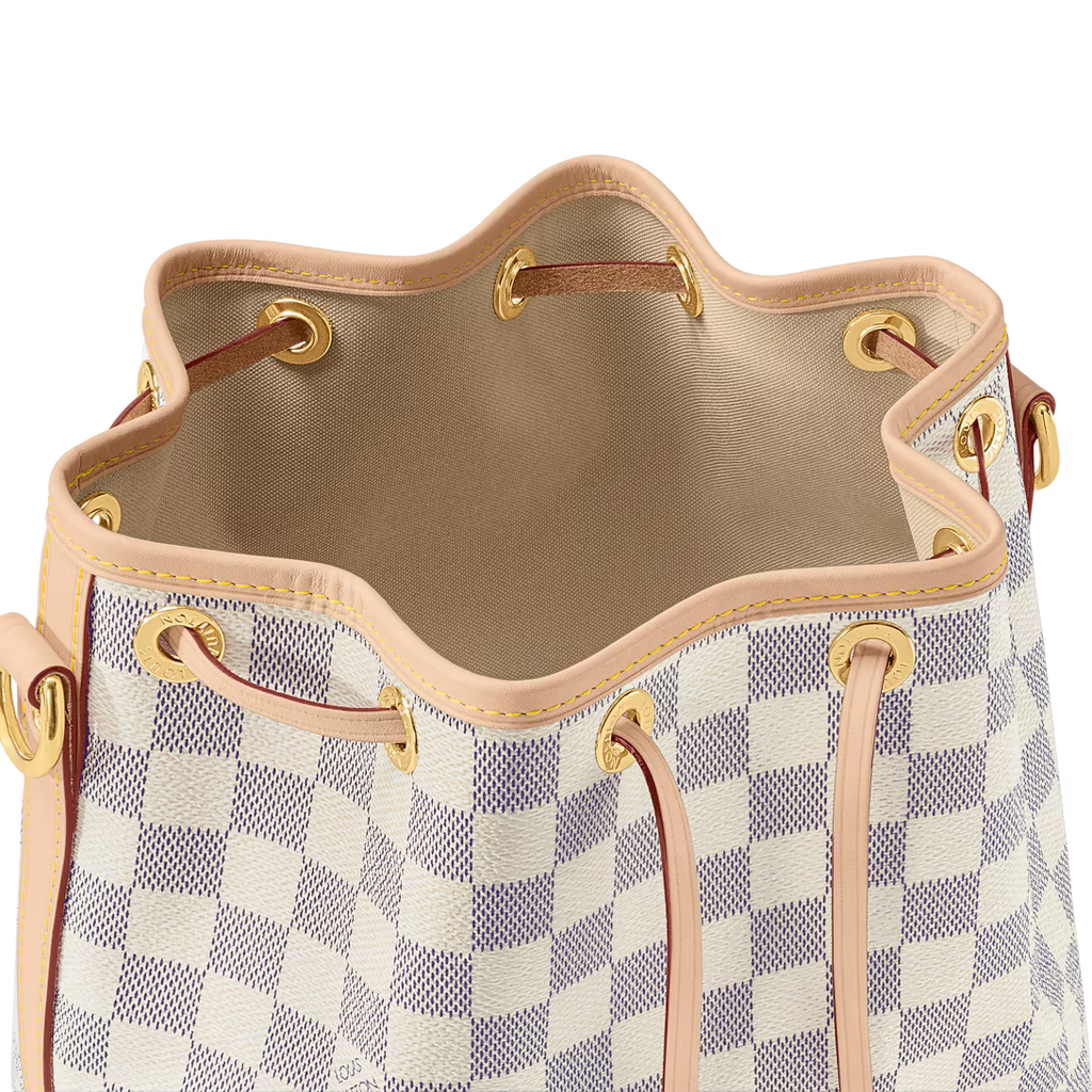 Louis Vuitton Noé BB Bucket Bag - Damier Azur Canvas