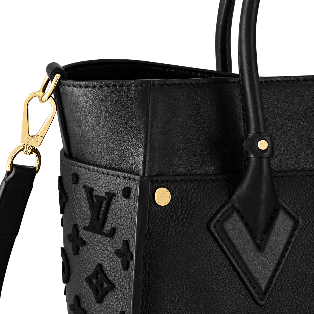 Louis Vuitton On My Side MM Handbag - Navy Blue