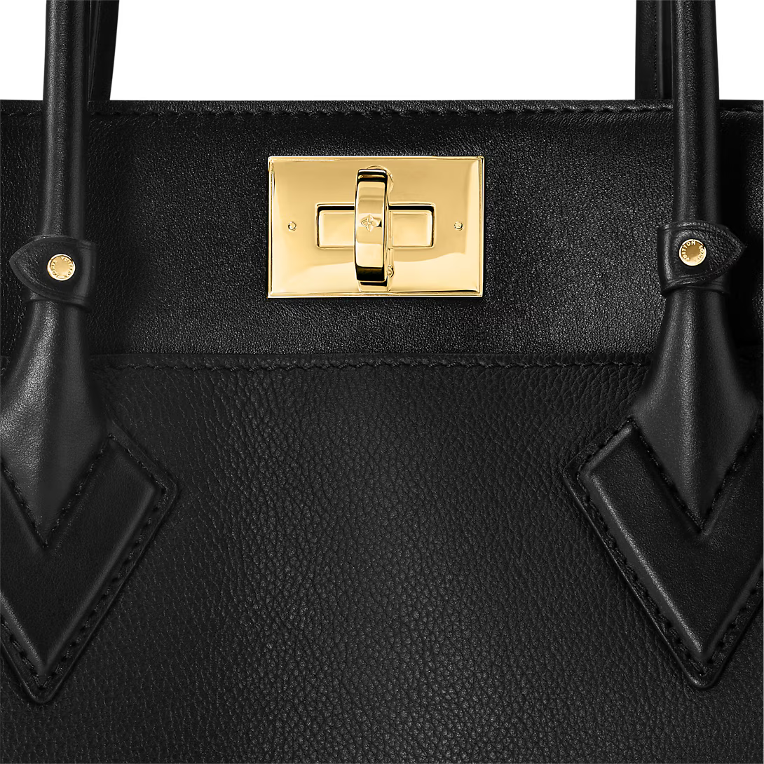 Louis Vuitton On My Side MM Handbag - Navy Blue