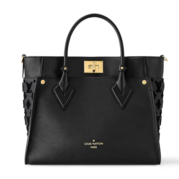 Louis Vuitton On My Side MM Handbag - Navy Blue