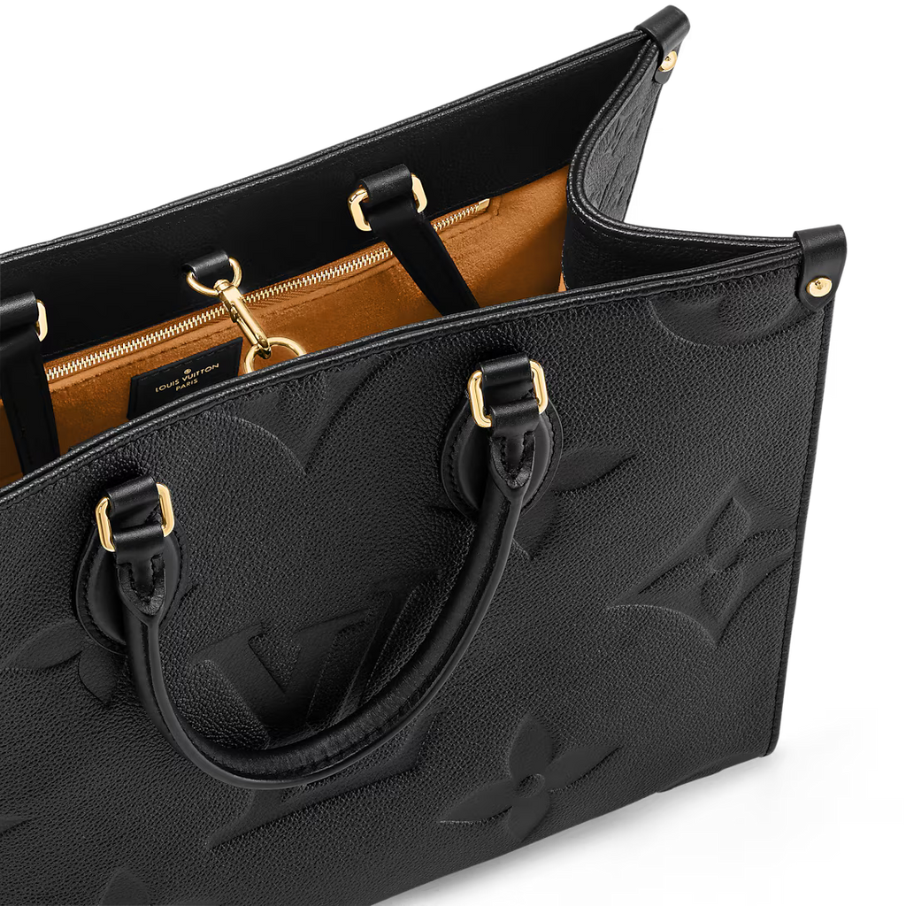Louis Vuitton OnTheGo PM Tote Bag - Black Noir Obscur