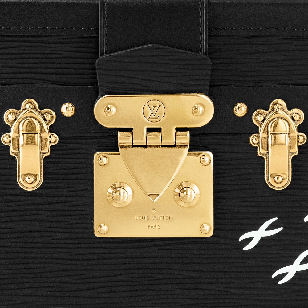 Louis Vuitton Petite Malle Handbag - Black