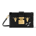 Louis Vuitton Petite Malle Handbag - Black