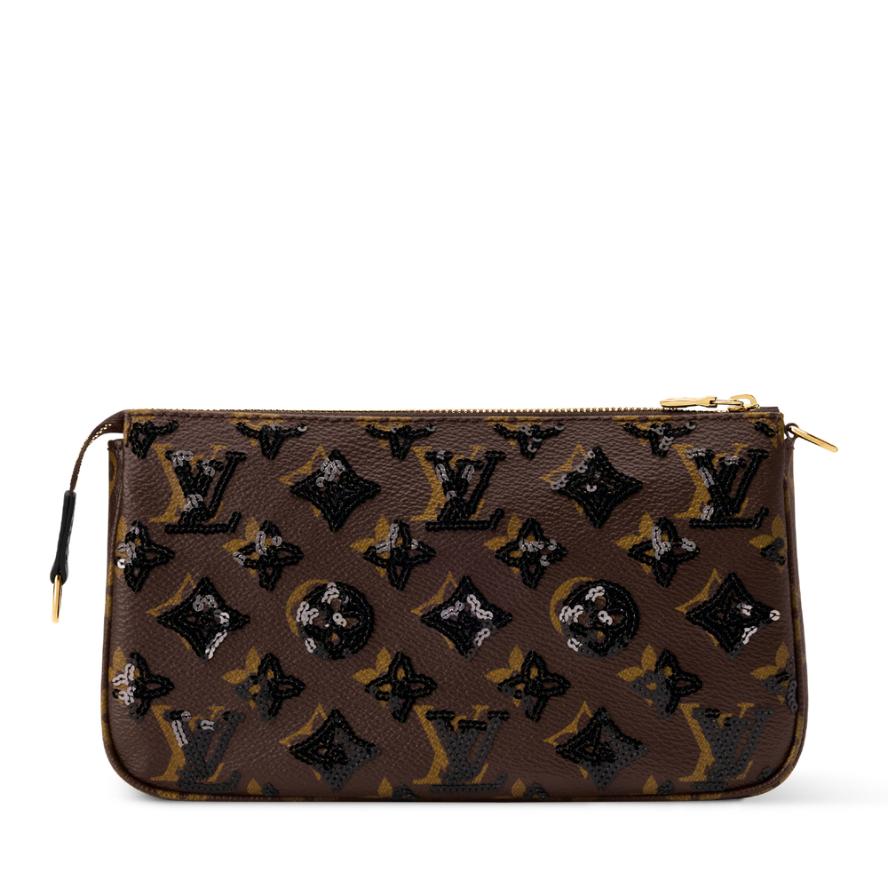 Louis Vuitton Monogram Noir Pochette Accessoires Shoulder Bag – Brown