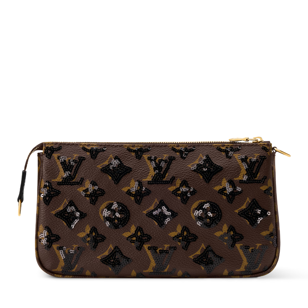 Louis Vuitton Monogram Noir Pochette Accessoires Shoulder Bag – Brown