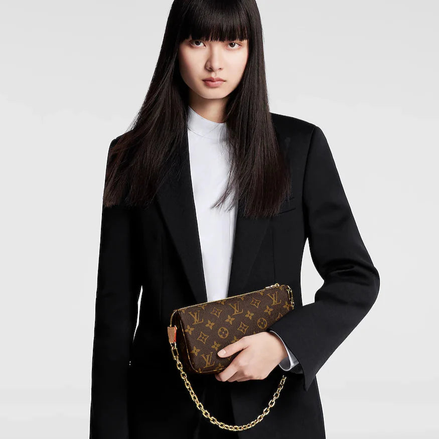 Louis Vuitton Monogram Canvas Pochette Accessoires - Dark Brown