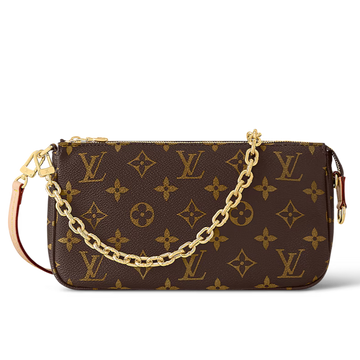 Louis Vuitton Monogram Canvas Pochette Accessoires - Dark Brown