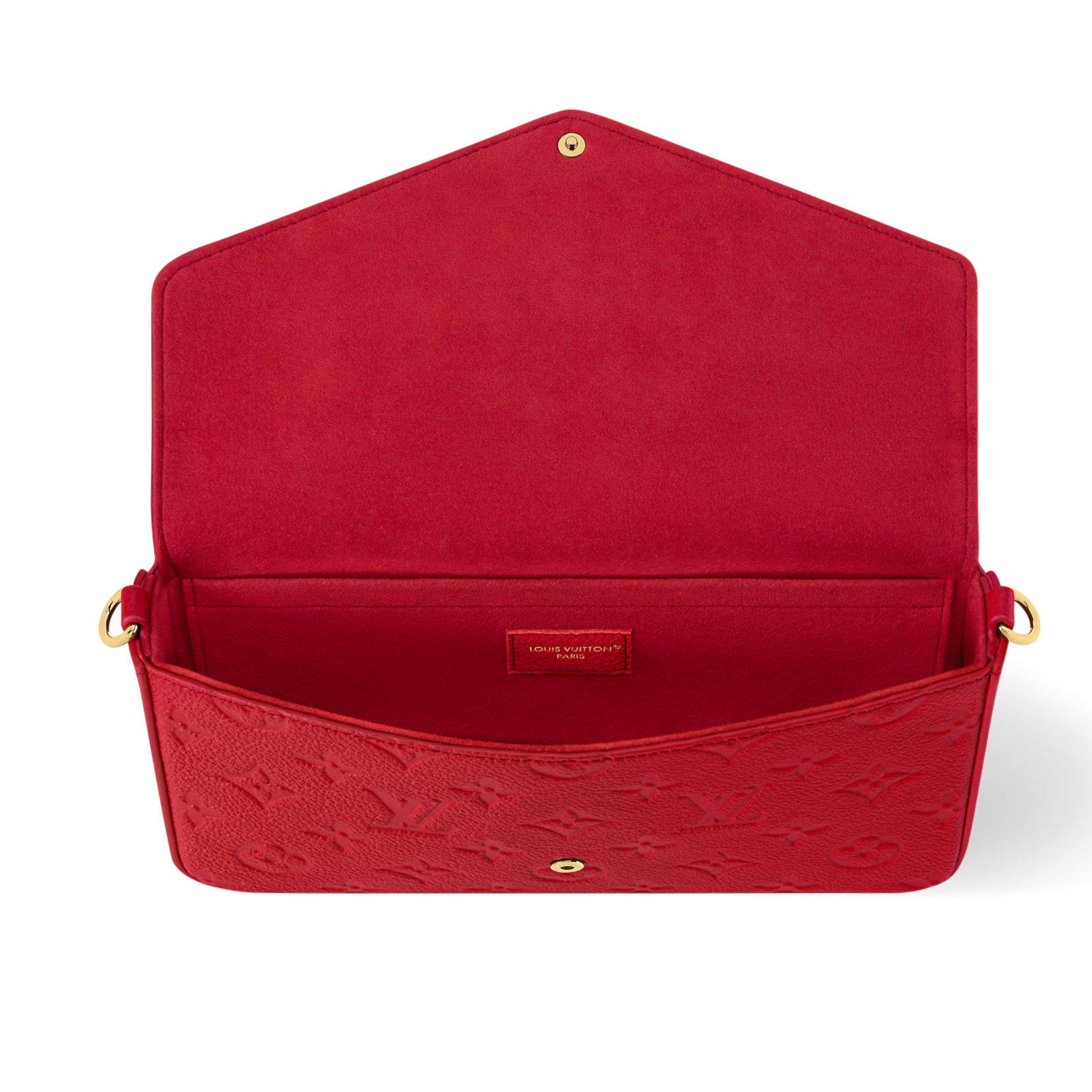Louis Vuitton Pochette Félicie Crossbody Bag - Rouge Louis