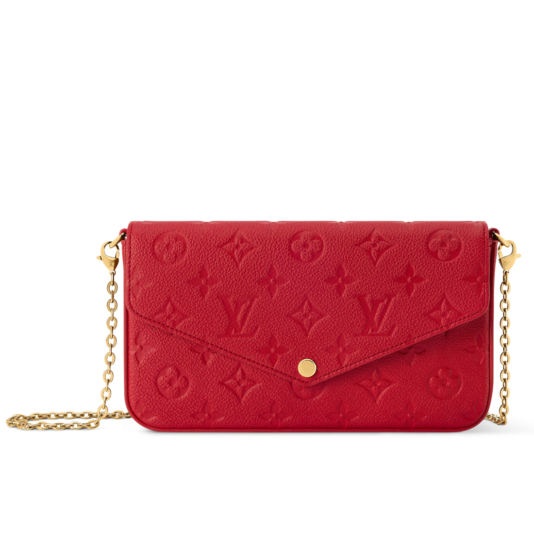 Louis Vuitton Pochette Félicie Crossbody Bag - Rouge Louis