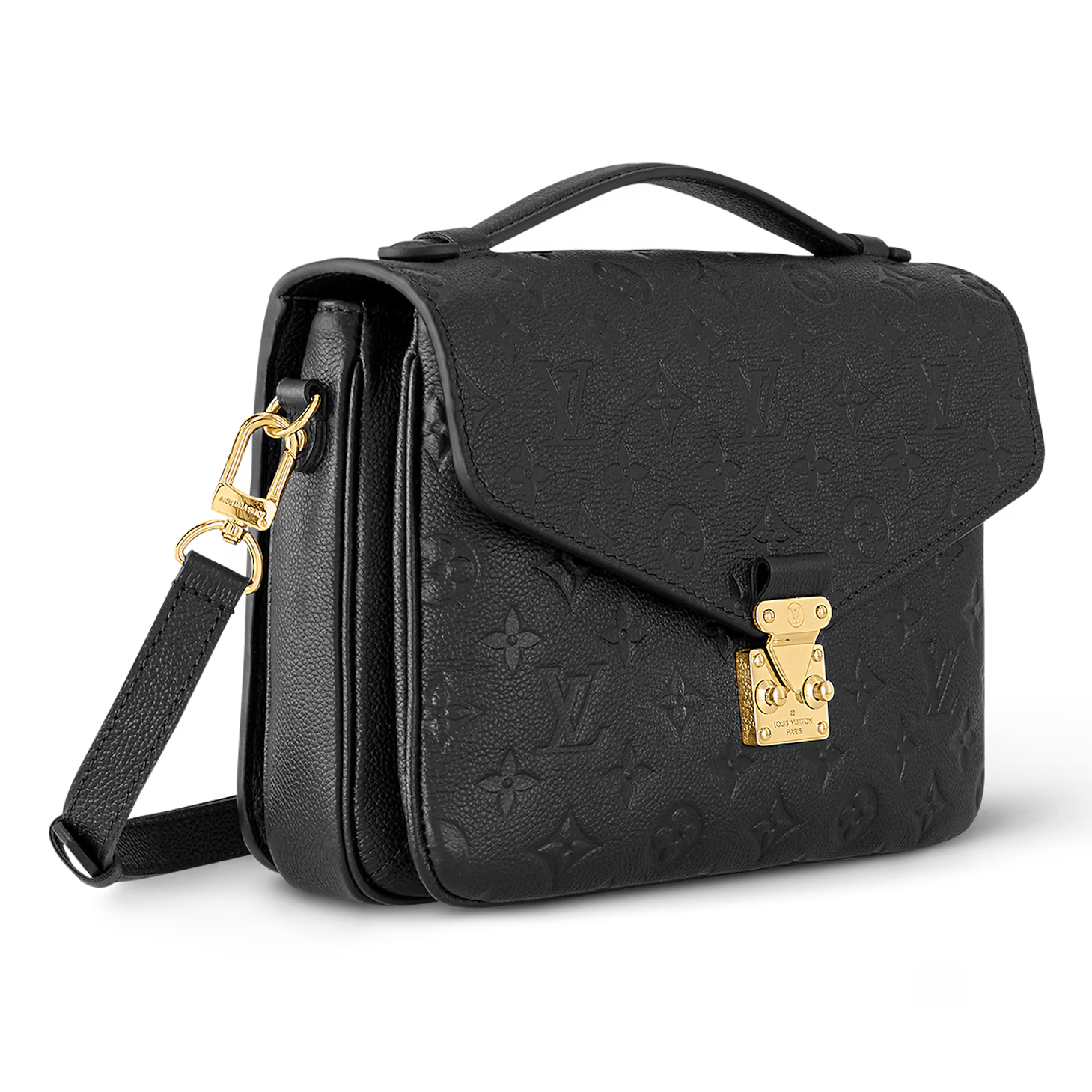 Louis Vuitton Monogram Empreinte Pochette Métis Handbag - Black